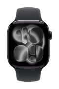 Image de Apple Bracelet Sport noir 42 mm - S/M (MXLJ3ZM/A)