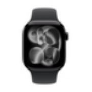 Image de Apple Bracelet Sport noir 42 mm - S/M (MXLJ3ZM/A)