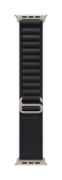 Image de Apple Boucle Alpine noir 49 mm - Medium - Finition titane naturel (MFTF4ZM/A)