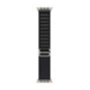 Image de Apple Boucle Alpine noir 49 mm - Medium - Finition titane naturel (MFTF4ZM/A)