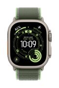 Image de Apple Boucle Trail vert/vert fluo 49 mm - S/M - Finition titane noir (MG9N4ZM/A)