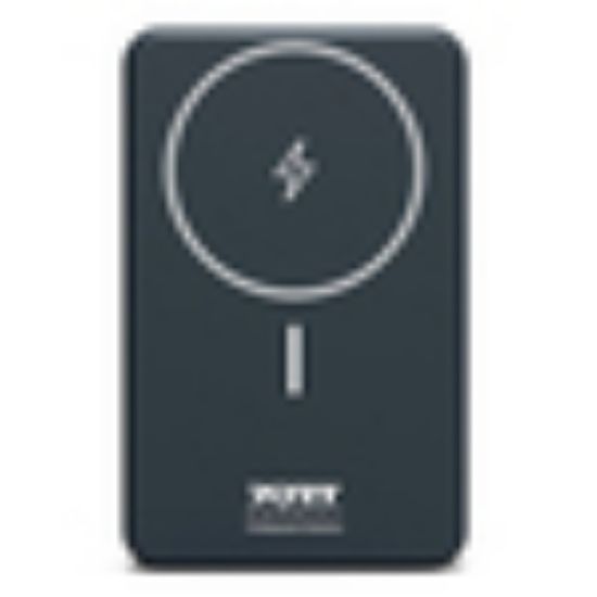 Image de Port Designs USB-C external battery, PD 10,000 mAh - wireless Qi2, USB-C / USB-A, 208 g Banque d'alimentation électrique - Noir (907005)