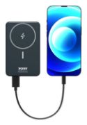 Image de Port Designs USB-C external battery, PD 10,000 mAh - wireless Qi2, USB-C / USB-A, 208 g Banque d'alimentation électrique - Noir (907005)