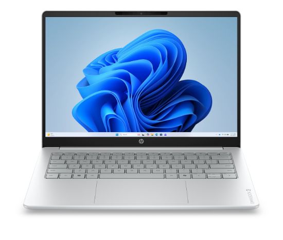 Image de HP laptop Intel Core Ultra 5 235U Ordinateur portable 35,6 cm (14") 2K 8 Go LPDDR5-SDRAM 512 Go SSD Wi-Fi 6 (802.11ax) Windows 11 Home Gris, Argent (E11QNEA)