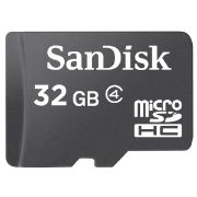 Image de SanDisk microSDHC 32GB Mémoire flash - Noir (SDSDQM-032G-B35)