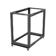 Image de StarTech.com Rack Serveur Mobile 18U 4 Poteaux, Rack Réseau 19" 4 Poteaux avec Roulettes, Rack Roulant avec Profondeur Ajustable pour PC/AV/Données/Informatique - Roulettes, ... (4POSTRACK18U)