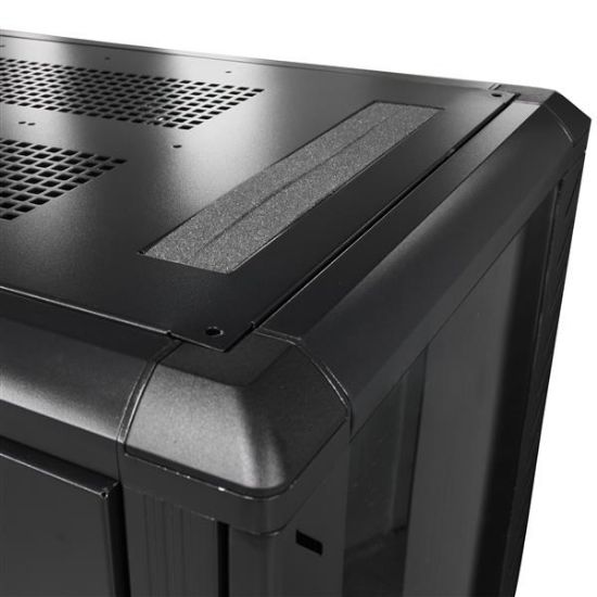 Image de StarTech.com Armoire Rack Serveur 25U à 4 Montants, Armoire Verrouillable 19" pour Ordinateur/AV/Équipement IT, Rack Réseau pour Bureau/Domicile avec Roulettes et Rails de Mont ... (RK2536BKF)