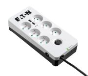Image de Eaton protection surtension Noir, Blanc 6 sortie(s) CA 220 - 250 V 1,5 m (PB6UF)