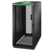 Image de APC Baie EasyRack 600mm/24U/1000mm avec toit, panneau latéral, roulettes, noir (ER6402)