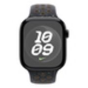 Image de APPLE Bracelet Sport Nike Ciel de minuit 46 mm - S/M - Noir (MYL63ZM/A)