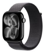 Image de Apple Boucle Sport gris foncé 46 mm (MFFM4ZM/A)