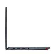 Image de Lenovo 300w Yoga Gen 4 Intel® N N100 Hybride (2-en-1) 29,5 cm (11.6") Écran tactile HD 4 Go LPDDR5-SDRAM 128 Go SSD Wi-Fi 6 (802.11ax) Windows 11 Pro Academic Gris Anglais (82VM000KMH)