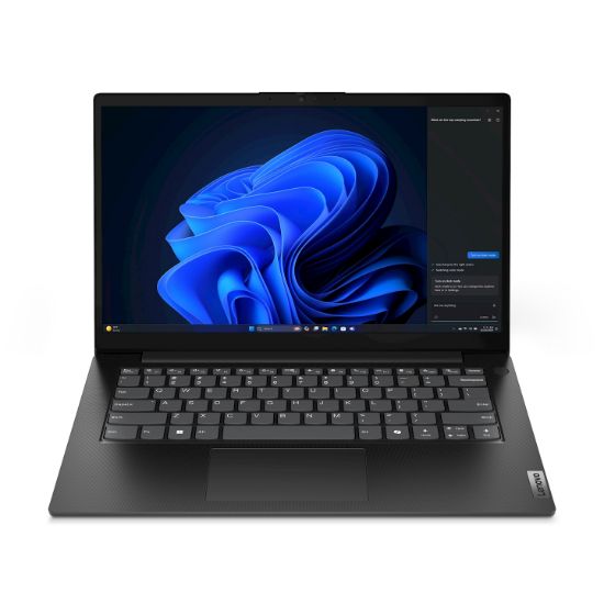 Image de Lenovo V14 G5 IRL Intel Core 5 220U Ordinateur portable 35,6 cm (14") Full HD 16 Go DDR5-SDRAM 512 Go SSD Wi-Fi 6 (802.11ax) Windows 11 Pro Anglais Noir (83GU00BWMH)