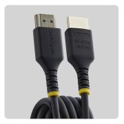 Image de StarTech.com Câble HDMI 2.1 Ultra Haute Vitesse Certifié slim 1 m (3 pi), 8K 60 Hz / 4K 120 Hz, avec HDR10+ / eARC, 48 Gbps, Cordon HDMI 8K Flexible (HDMI21-CBL-SLIM-1M)