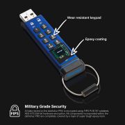 Image de iStorage datAshur Pro USB3 256-bit 16GB (IS-FL-DA3-256-16)
