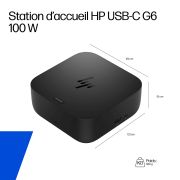 Image de HP Station d'accueil USB-C G6 100 W (9X3V1UT)