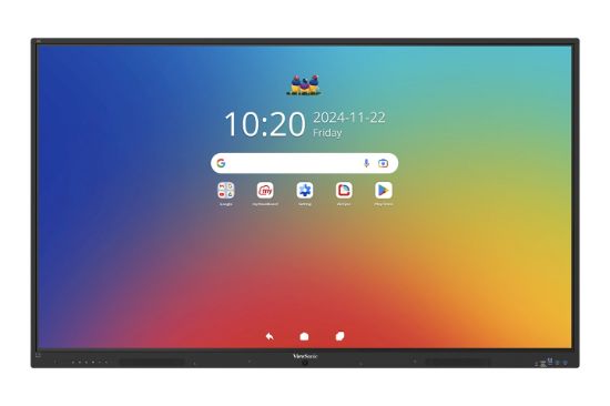 Image de Viewsonic IFP 65IN 4K ANDROID 16 EDLA 64 tableau blanc interactif 165,1 cm (65") 3840 x 2160 pixels Écran tactile (IFP6535-1-1C)