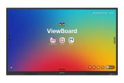 Image de Viewsonic IFP 65IN 4K ANDROID 16 EDLA 64 tableau blanc interactif 165,1 cm (65") 3840 x 2160 pixels Écran tactile (IFP6535-1-1C)