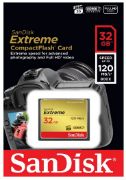 Image de SanDisk 32GB Extreme Mémoire flash - Noir,Or,Rouge (SDCFXSB-032G-G46)