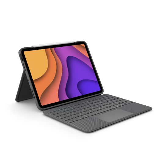 Image de Logitech Folio Touch Gris Smart Connector AZERTY Français (920-009958)