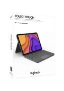 Image de Logitech Folio Touch Gris Smart Connector AZERTY Français (920-009958)