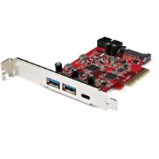 Image de StarTech.com Carte PCI Express USB 5 Ports - Carte PCIe USB 3.2 Gen 2 (10Gbps) avec 1x USB-C & 2x USB-A - 1x IDC 2 Ports (Extension Connecteur Interne USB 5Gbps) - Carte C ... (PEXUSB312A1C1H)