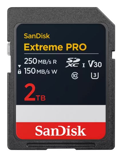 Image de Sandisk Extreme PRO Mémoire flash - Noir (SDSDXXD-2T00-GN4IN)