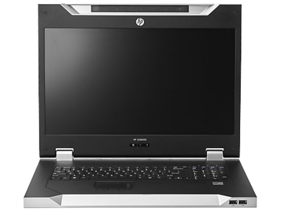Image de HP E LCD8500 1U FR Rackmount Console Kit - AZERTY Supports d'ordinateurs - Argent (AF633A)