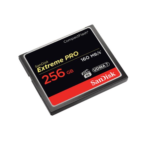 Image de SanDisk Extreme PRO, 256GB Mémoire flash - Noir (SDCFXPS-256G-X46)