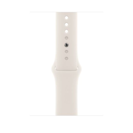 Image de Apple Bracelet Sport lumière stellaire 46 mm - S/M - Beige (MXM63ZM/A)