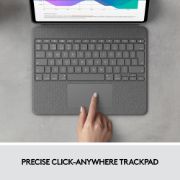 Image de Logitech Combo Touch for iPad Pro 12.9-inch (5th generation) - QWERTY - Gris (920-010214)