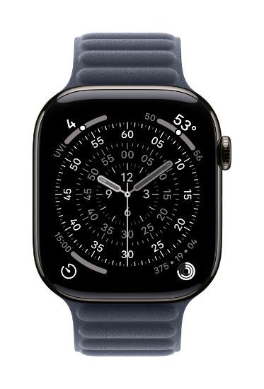Image de Apple Bracelet à maillons magnétique marine 46 mm - S/M (MGDH4ZM/A)