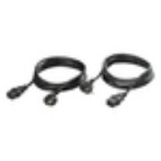 Image de Eaton 2 Input cords 16A EU for ATS - Noir (CBLATSIN16X2)