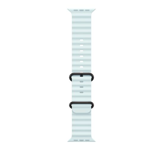 Image de APPLE Bracelet Océan bleu glacier 49 mm - Finition titane noir (MYP83ZM/A)