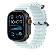 Image de APPLE Bracelet Océan bleu glacier 49 mm - Finition titane noir (MYP83ZM/A)