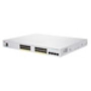 Image de Cisco Business 250, 24 10/100/1000 PoE+ ports with 370W power budget, 4 10 Gigabit SFP+, EU, RF Switch - Argent (CBS250-24FP4XEU-RF)