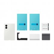Image de Samsung coque de protection pour téléphones portables 19,3 cm (7.6") Housse Blanc (EF-EF971CWEGWW)