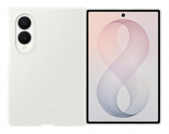 Image de Samsung coque de protection pour téléphones portables 19,3 cm (7.6") Housse Blanc (EF-EF971CWEGWW)