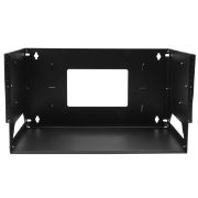 Image de StarTech.com Rack Réseau Mural 4U à 2 Montants avec Étagère Intégrée, Rack de Données Mural avec Profondeur Ajustable pour Équipement AV/Ordinateur/IT, Petit Rack de Serveur ... (WALLSHELF4U)