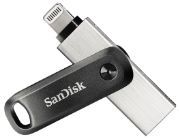 Image de SanDisk iXpand Clé USB - Noir, argent (SDIX60N-064G-GN6NN)