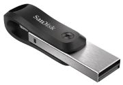 Image de SanDisk iXpand Clé USB - Noir, argent (SDIX60N-064G-GN6NN)