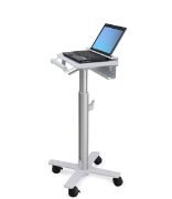 Image de Ergotron StyleView Laptop Cart, SV10 Chariots et supports multimédias - Aluminium,Blanc (SV10-1100-0)