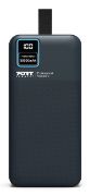 Image de Port Designs 30,000 mAh, integrated lamp, LCD display, 2x USB-A QC, USB-C & Micro USB, 582 g Banque dalimentation électrique - Noir (907003)
