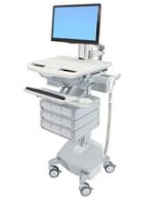 Image de Ergotron StyleView Chariots et supports multimédias - Aluminium,Gris,Blanc (SV44-1392-2)
