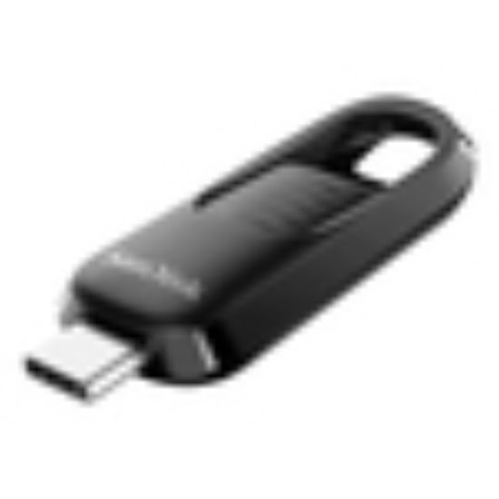 Image de SanDisk USB-C, USB 3.2, 1TB, 400 MB/s Clé USB - Noir (SDCZ480-1T00-G46)