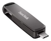 Image de SanDisk 2 To, 900/1000 Mo/s, USB-C/USB-A, USB 3.2 Gen 2, 0-45 °C, Noir, 80 x 18.4 x 10.7 mm, 0.033 kg Clé USB (SDDDE1-2T00-G46)
