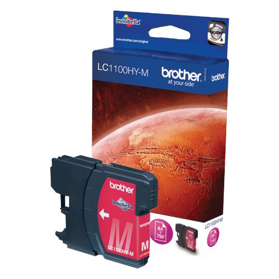 Image de Brother Cartouche d'encre originale à haut rendement – Magenta (LC1100HYM)