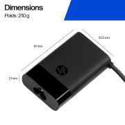 Image de HP Chargeur pour ordinateur portable USB-C 65 W (671R3UT)