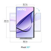 Image de BenQ MA320UP écran plat de PC 80 cm (31.5") 3840 x 2160 pixels 4K Ultra HD Blanc (9H.LP9LB.QBE)