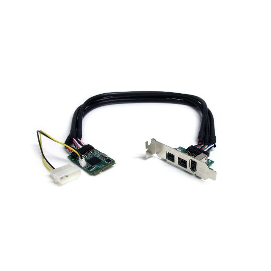 Image de StarTech.com Carte FireWire Mini PCI Express 1394 2b 1a 3 ports (MPEX1394B3)